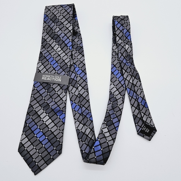 KENNETH COLE REACTION | geometric print neck tie - Picture 4 of 5